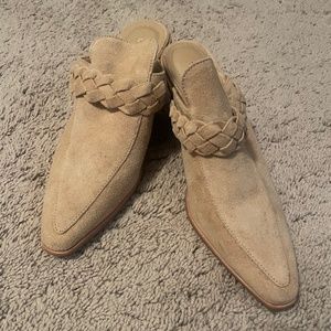 Kansas brand Braided and Heeled Mules Size 8
